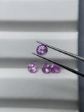 4 mm Pink Sapphire Round Diamond cut Faceted AAA - Code # P4- Pack of 1 Piece- Natural Pink Sapphire Loose Gemstone - AAA Quality
