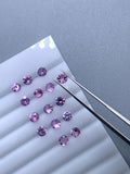 1 Pc 3.5 mm Pink Sapphire Round Diamond cut Faceted AAA - Code # A1- Medium Pink Color- Natural Pink Sapphire Loose Gemstone - AAA Quality