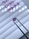 1 Pc 3.5 mm Pink Sapphire Round Diamond cut Faceted AAA - Code # A3- Good Pink Color- Natural Pink Sapphire Loose Gemstone - AAA Quality