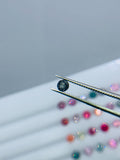 Spinel Round Diamond Cut loose stone • Natural Multi Spinel Stone - AAA Quality - Loose Gemstone- Size 2.5 - 4 MM