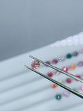 Spinel Round Diamond Cut loose stone • Natural Multi Spinel Stone - AAA Quality - Loose Gemstone- Size 2.5 - 4 MM
