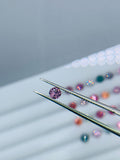 Spinel Round Diamond Cut loose stone • Natural Multi Spinel Stone - AAA Quality - Loose Gemstone- Size 2.5 - 4 MM