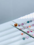 Spinel Round Diamond Cut loose stone • Natural Multi Spinel Stone - AAA Quality - Loose Gemstone- Size 2.5 - 4 MM