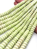 Lemon Chrysoprase 6-14mm Roundel Beads • AAA Quality • 100% Natural Lemon Chrysoprase Roundel Beads • Origin Australia