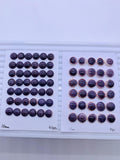 10 / 12 mm Wampum Quahog Shell round Cabs • AAA Quality • Natural Wampum Shell Cabochon • Flat Back