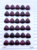 12 mm Purple Spiny Oyster Shell Triangle Cabs • Pack of 2 Pieces • AAA Quality • Natural Spiny Oyster Cabochon
