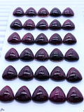 12 mm Purple Spiny Oyster Shell Triangle Cabs • Pack of 2 Pieces • AAA Quality • Natural Spiny Oyster Cabochon