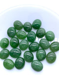 Jade Oval Cabs - 9X11 mm Size - Pack of 4 Pcs - AAA Quality - Natural Russian Jade Cabochons