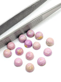 Phosphosiderite 5mm Round Cabochon • Pack of 6 Pcs . AAA Quality • Natural Phosphosiderite Cabs • Phosphosiderite
