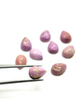 Phosphosiderite Pear 5x7mm Cabochon • Pack of 6 Pcs . AAA Quality • Natural Phosphosiderite Cabs • Phosphosiderite