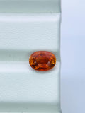 2.65 Carat - Spessartite Garnet Faceted Oval Cut - Code #A1- 8.3x6.3 mm - AAA Quality - Natural Spessartite Garnet Loose Stone