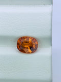 2 Carat Natural Spessartite Garnet Faceted Oval Cut - Code #A4- 8.2x6.4 mm - AAA Quality - Spessartite Garnet Loose Stone