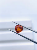 1.50 Carat Spessartite Garnet Faceted Heart Cut - Code #A9- 6.5x6.2 mm - AAA Quality - Natural Spessartite Garnet Loose Stone