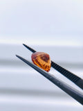 1.95 Carat Spessartite Garnet Faceted Oval Cut - Code #A10- 7x6.2 mm - AAA Quality - Natural Spessartite Garnet Loose Stone