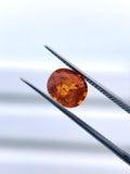 1.95 Carat Spessartite Garnet Faceted Oval Cut - Code #A10- 7x6.2 mm - AAA Quality - Natural Spessartite Garnet Loose Stone