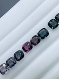 Spinel Faceted Cushion • Code# B2 - Pack of 8 Pcs - 5- 5.5x5.5-6 mm - Natural Multi Spinel Cushion Cut - AAA Quality