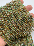 Petro Tourmaline 2 mm Cube Faceted Beads- AAA - Natural Petro Tourmaline Box Beads