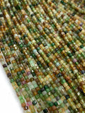 Petro Tourmaline 2 mm Cube Faceted Beads- AAA - Natural Petro Tourmaline Box Beads