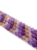 Ametrine round beads 12mm AAA Quality , Ametrine Round Beads, 40cm strand- Gemstone Round Beads- Ametrine