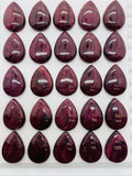 13X18 mm Purple Spiny Oyster Shell Pear Cabs • Pack of 1 Piece • AAA Quality • Natural Spiny Oyster Teardrop Cabochon