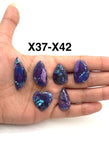 Purple Turquoise Cabochon Code# X37-X42 AAA Quality - Natural Turquoise Cabs -