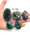 Shattuckite Cabochon • Code T1- T5 • AAA Quality • Natural Shattuckite Cabs •