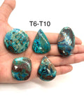 Shattuckite Cabochon • Code T6- T10 • AAA Quality • Natural Shattuckite Cabs • Shattuckite Pendant