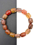 Multi Rutile Bracelet •11x13mm Size • Code #D1• AAA Quality •Weight 43.7 gm. Natural Rutilated Quartz Bracelet