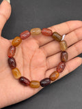 Multi Rutile Bracelet •9x12mm Size • Code #D11• AAA Quality •Weight 27.7 gm. Natural Rutilated Quartz Bracelet