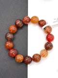 Multi Rutile Bracelet •14 mm Size • Code #M20• AAA Quality •Weight 63.7 gm. Natural Rutilated Quartz Bracelet
