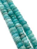 Amazonite Roundel 9mm ,CODE 3 . Length in 14 Inch , Amazonite Bbeads AAA quality Natural Amazonite.
