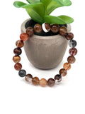 Multi Rutile Bracelet • 8.50 mm Size • Code #M5• AAA Quality •Weight 20.1 gm. Natural Rutilated Quartz Bracelet