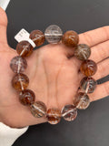 Multi Rutile Bracelet • 16 mm Size • Code #M16• AAA Quality •Weight 87.8 gm. Natural Rutilated Quartz Bracelet