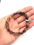 Multi Rutile Bracelet • 8 mm Size • Code #M3• AAA Quality •Weight 17.7 gm. Natural Rutilated Quartz Bracelet