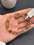 Multi Rutile Bracelet • 7.50 mm Size • Code #M1• AAA Quality •Weight 14.7 gm. Natural Rutilated Quartz Bracelet