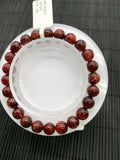 Red Rutile Round Bracelet • 8 mm Size • Code #A10 • AAA Quality • Natural Rutilated Quartz Bracelet