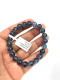 Santa Maria Aquamarine Bracelet • 8.5 mm Size • Code B2 • AAA Quality • Natural Aquamarine Round Bracelet