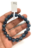 Santa Maria Aquamarine Bracelet • 9 mm Size • Code B6 • AAA Quality • Natural Aquamarine Round Bracelet