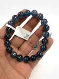Santa Maria Aquamarine Bracelet • 10 mm Size • Code B11 • AAA Quality • Natural Aquamarine Round Bracelet