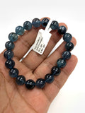 Santa Maria Aquamarine Bracelet • 10 mm Size • Code B11 • AAA Quality • Natural Aquamarine Round Bracelet