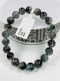 Moss Aquamarine Bracelet • 8.5 mm Size • Code M7 • AAAA Quality • Natural Aquamarine Round Bracelet