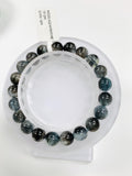 Moss Aquamarine Bracelet • 8.5 mm Size • Code M7 • AAAA Quality • Natural Aquamarine Round Bracelet