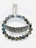 Moss Aquamarine Bracelet • 8.80 mm Size • Code M13 • AAAA Quality • Natural Aquamarine Round Bracelet