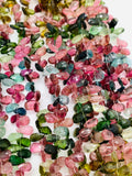 Tourmaline Faceted Pear Briolette, AAA Quality, 8 Inch Strand, Tourmaline Briolette Size 4-4.5x6-8 mm