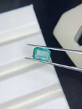 Natural Emerald 7.6X5.6 mm Size - 1.70 cts Weight - Code B8 - Pack of 1 Piece - Zambia Emerald- Emerald Cut - Gemstone Ring Earring
