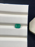 Natural Emerald 7.8X5.8 mm Size - 1.5 cts Weight - Code B10 - Pack of 1 Piece - Zambia Emerald- Emerald Cut - Gemstone Ring Earring