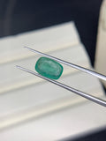 Natural Emerald 8.7X5.8 mm Size - 1.5 cts Weight - Code B11 - Pack of 1 Piece - Zambia Emerald- Emerald Cut - Gemstone Ring Earring