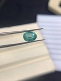 Natural Emerald 1.80 Cts Weight - Code C5 - Pack of 1 Piece - Zambia Emerald- Emerald Oval Cut - Gemstone Ring Earring