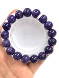 Charoite Bracelet • 12.5 mm size • Code CH-5 • Natural Charoite Round Bracelet • Charoite Jewelry