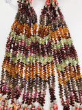 Tundra Sapphire faceted Drop Beads 3-3.5x5-6 mm Size - 8 inch Length - AAA Quality- Natural Tundra Sapphire Drops Briolette